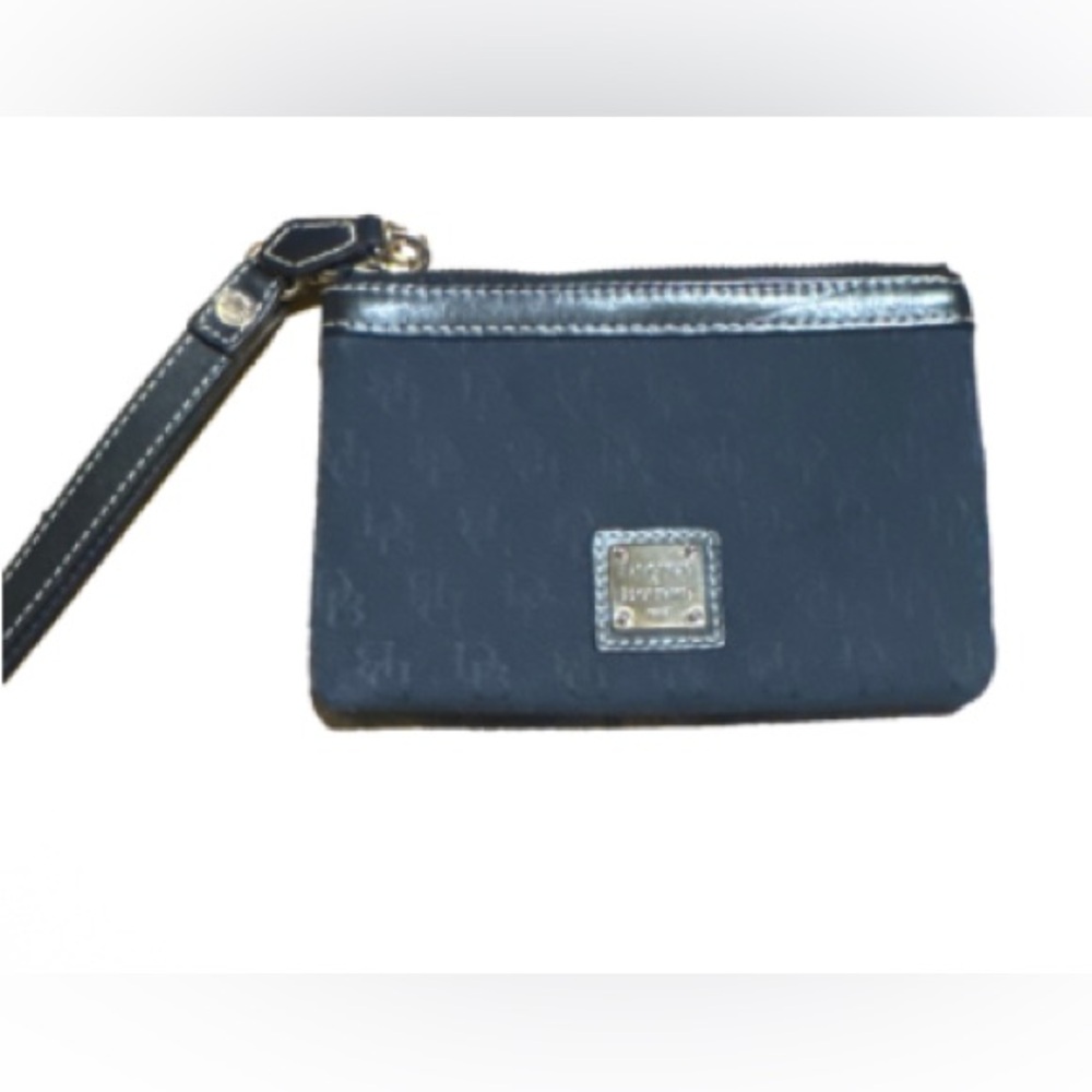 Dooney & Bourke Dark Blue canvas Wristlet